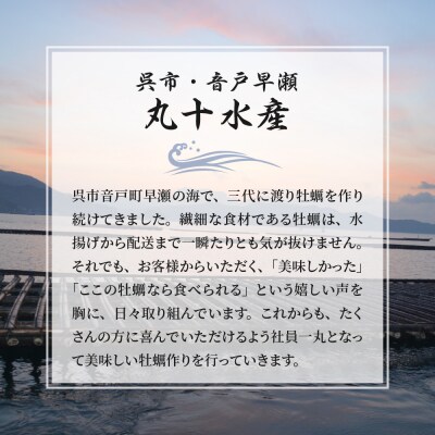 丸十水産 広島ブランド牡蠣 殻付き かき小町 約6kg (30～42個) ku003-008-25
