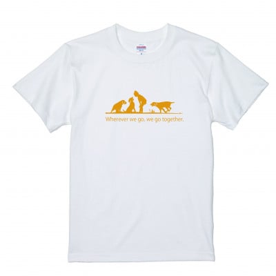 CafeどすオリジナルTシャツ　A柄白　Lサイズ