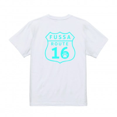 CafeどすオリジナルTシャツ　B柄白　Lサイズ