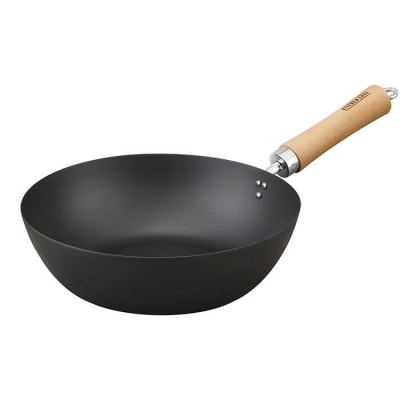 フライパン　鉄フライパン 炒め鍋 28cm SCW-28 ブラック