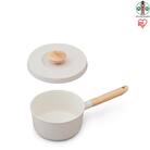 鍋　18cm　片手無加水鍋 LUO-P18 ホワイト　LUONTO
