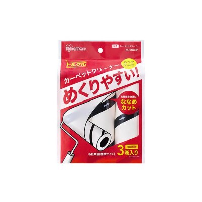 カーペットクリーナー　スペアテープ3P×8個 ななめカットNC-SH903Pホワイト
