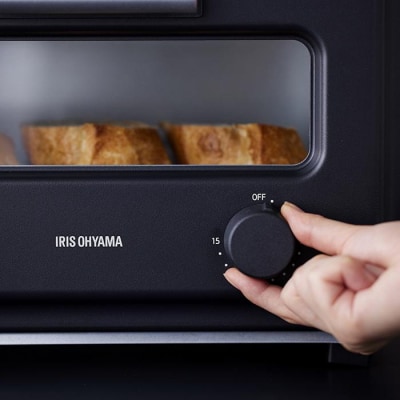 スチームカーボントースター　2枚焼き　SOT-201-B　 チャコール