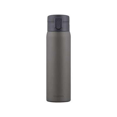 水筒　ステンレス　ケータイ　ボトル　ワンタッチ　500ml　SKB-O500　グレー
