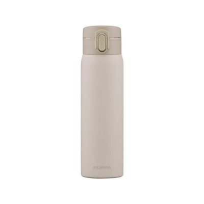 水筒　ステンレス　ケータイ　ボトル　ワンタッチ　500ml　SKB-O500　アイボリー