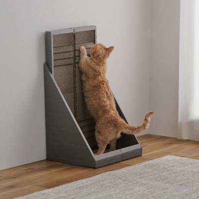 猫　爪とぎ　やすり付き爪とぎ　P-YT650　ブラウン