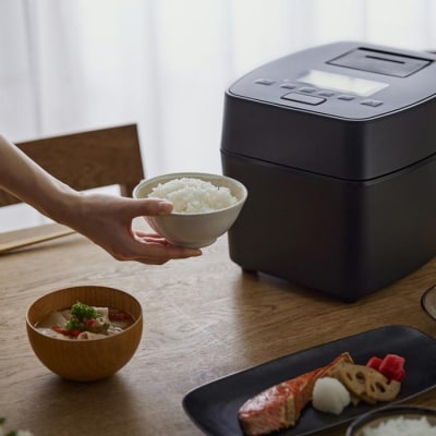炊飯器　圧力IHジャー炊飯器 5.5合RC-PGA50-Bブラック