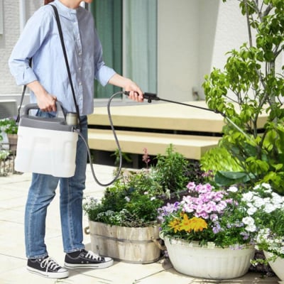 充電式噴霧器JF-7800ホワイトグレー