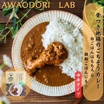 阿波尾鶏骨つき地鶏のごちそうカレー20食