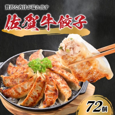 佐賀牛 餃子 72個 ( 12個 × 6パック ) 国産餃子 冷凍 小分けパック 惣菜 IB013