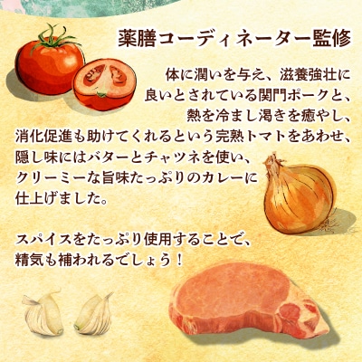 関門ポークのバターポークカレー 山口県産 豚肉 170g x 5袋 EW110