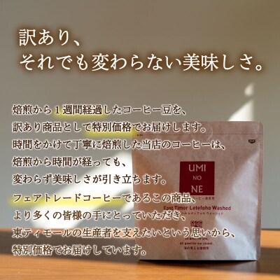 訳あり コーヒー豆セット 東ティモール 400g(100g×4袋) EW126