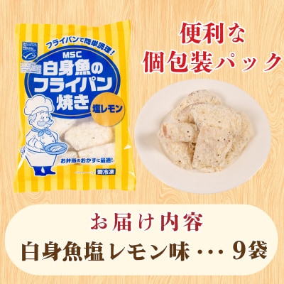 白身魚 フライ 塩レモン味 180g×9 冷凍 松岡シーフーズ 下関 山口 JT001