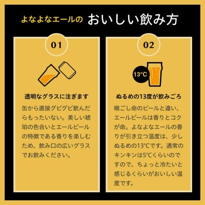 【毎月定期便】【よなよなエール】長野県のクラフトビール(お酒)24本　ヤッホーブルーイング全6回
