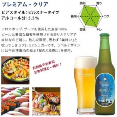 【プレミアム・クリア】THE軽井沢ビール 12瓶 クラフトビール