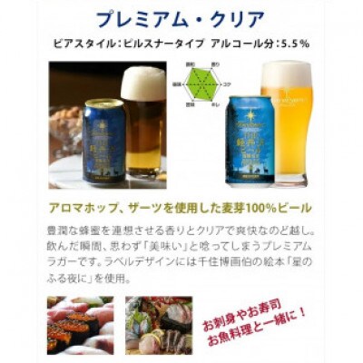 【プレミアム・クリア】THE軽井沢ビール 24缶 クラフトビール
