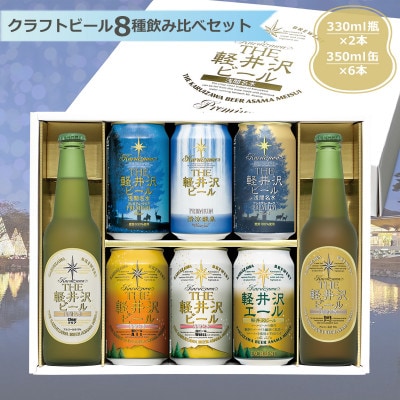 THE軽井沢ビール 8種2瓶6缶 飲み比べ ギフトセット クラフトビール