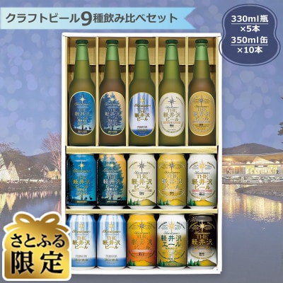 【毎月定期便】【さとふる限定】THE軽井沢ビール9種5瓶10缶クラフトビール飲み比べ全5回