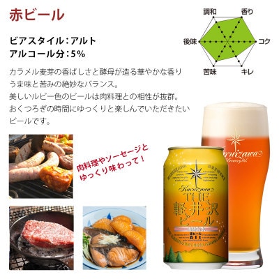 【毎月定期便】THE軽井沢ビール 3種24缶 クラフトビール350ml 飲み比べセット全12回
