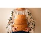 【台数限定】家具職人の手づくりオーバルボックス<#4/中サイズ>　シェーカーボックス