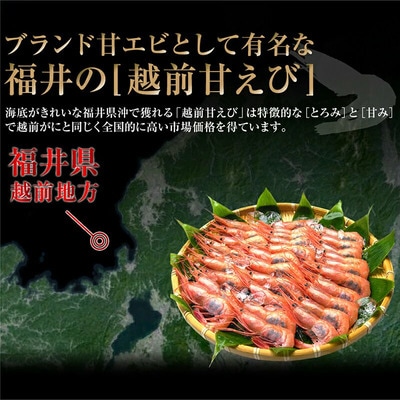 福井県産 越前 子持ち 甘えび 500g【ますよね えび】