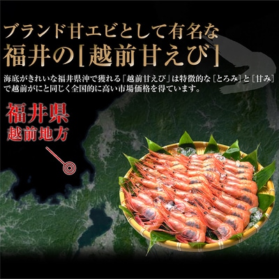 福井県産 越前 子持ち 甘えび 500g × 2パック【ますよね えび】