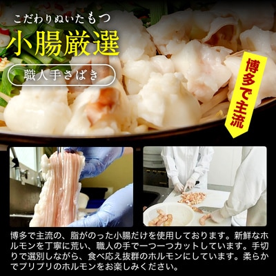 もつ鍋 1.0kg (250g×4パック)10人前【ますよね モツ鍋 もつ ホルモン 博多風】