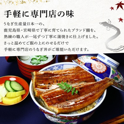 国産 うなぎ 蒲焼き(無頭 約180g前後)×4尾 タレ&山椒付＜贈答用BOX入り＞【甲羅組  鰻】