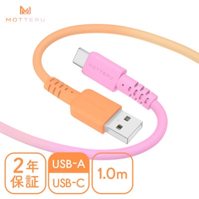 グラデーションケーブル A to C 1m ファジーネーブル(MOT-SCBACG100-FN)