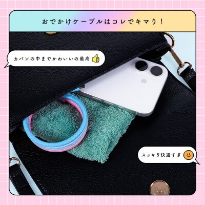 マグネットケーブル グラデーション USB-A to USB-C (MOT-MGGAC100-CC)