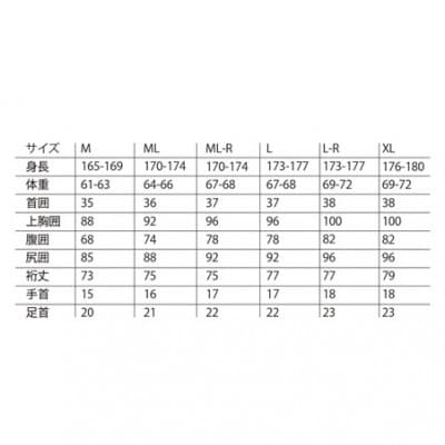 CYBER 3/3mm LIGHT-ZERO-Ltd フルスーツ FALL/WINTER　Mサイズ