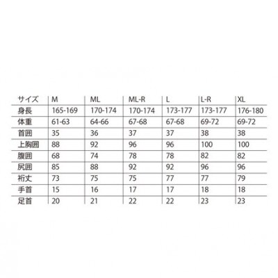 CYBER 3/3mm LIGHT-ZERO-Ltd フルスーツ FALL/WINTER　XLサイズ