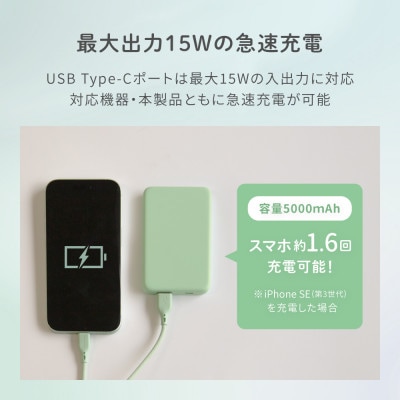 (オウルテック) 軽量110g 5000mAh 小型軽量モバイルバッテリー キナリ