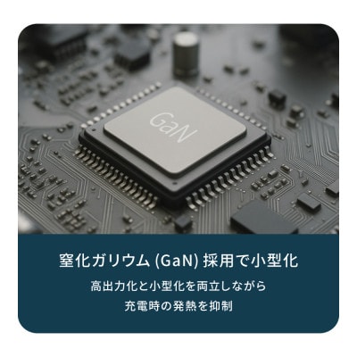 Owltech 薄さ13.5mm最大PD45W出力 GaN採用 USB Type-C×2 AC充電器