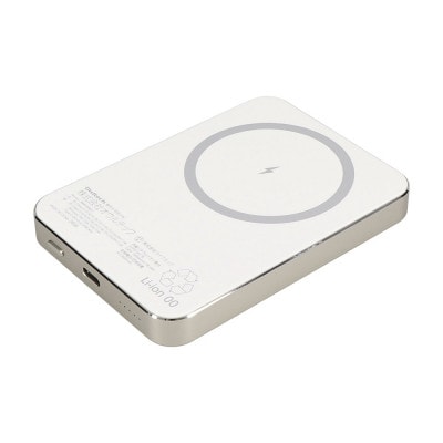 準固体電池採用 10000mAh モバイルバッテリー PD30W出力 超薄型11.7mm ホワイト