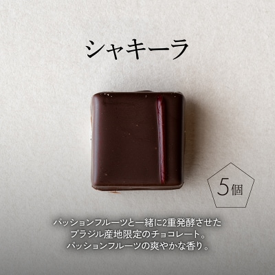 ボンボンショコラ5個(シャキーラ)&フェーブ80g(コイン状チョコレート [No5354-0094]