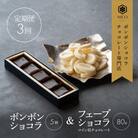 【定期便/3回】ボンボンショコラ5個&フェーブ80g(コイン状チョコレート[No5354-0412]