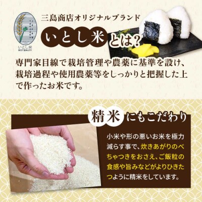 【令和7年産新米】いとし米 厳選夢つくし 2kg (糸島産) 糸島市/三島商店 [AIM062]