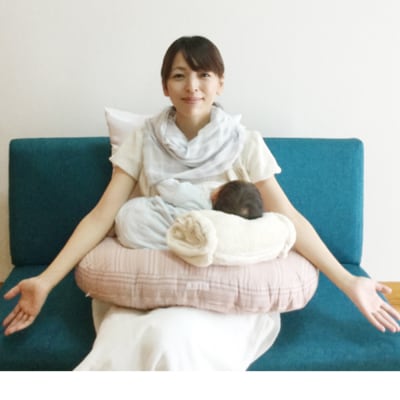 SANGOくっしょん(授乳クッション)ワインレッド　ベビー用品　出産祝い