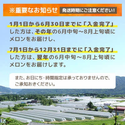 【先行予約受付中】夕張メロン1玉(糖度12%以上　等級:秀) N7