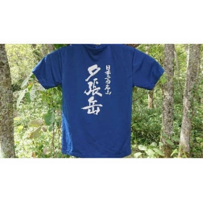 夕張岳Tシャツ(青系(インディゴ)・LLサイズ) YP2