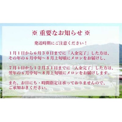 【先行予約受付中】夕張メロン1玉 (糖度11%以上　等級:優) N1