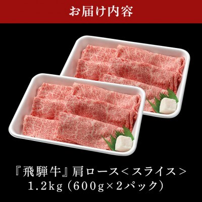 飛騨牛カタローススライス【600g×2】