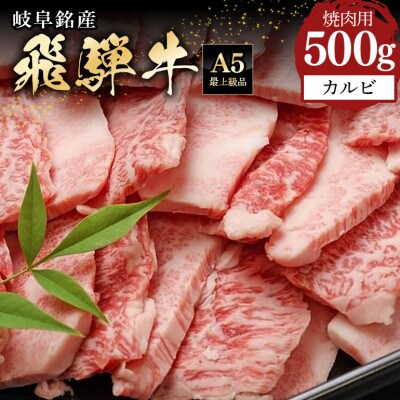飛騨牛カルビー焼肉用【500g】