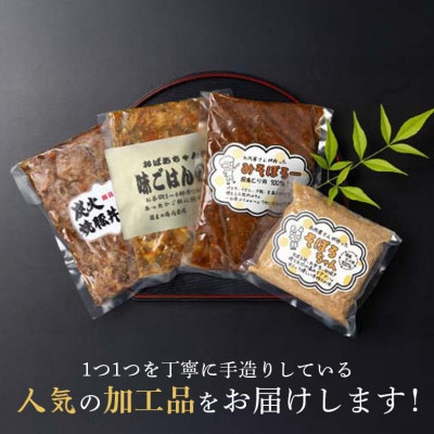ご飯楽ちんセット 焼豚丼の素・味ごはんの具・みそぼろー・そぼろちゃん 4種×1個 計4個
