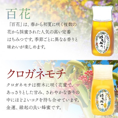 はちみつ 百花 クロガネモチ プラボトル 300g 各1本 計2本