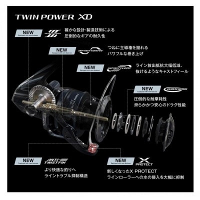 シマノ ツインパワー XD C3000XG (リール) 価格比較 - 価格.com