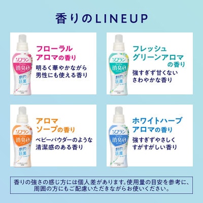柔軟剤 ソフランPSアロマソープ　750ml6袋 詰替え用柔軟剤