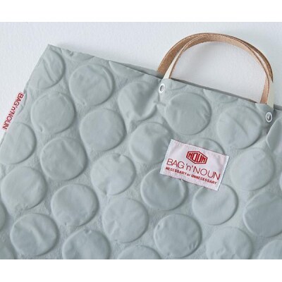 【ふるさと納税】ドット柄がかわいい!バッグンナウンのトートバッグ(ブラック)