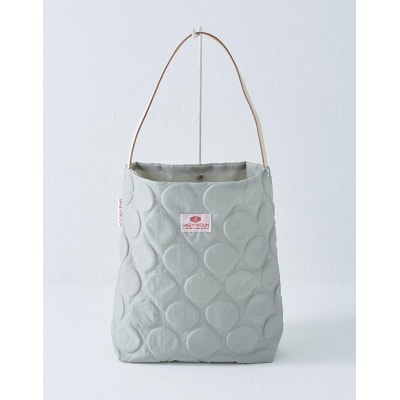 【ふるさと納税】ドット柄がかわいい!バッグンナウンのミニトートバッグ(エクリュー)